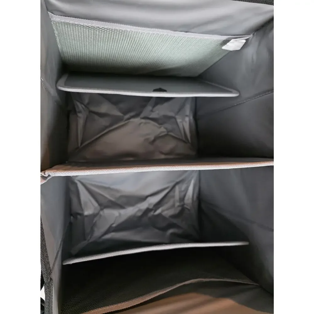 Haushof Large Picnic/Grill Bag Caddy With Paper Towel Holder NWOT